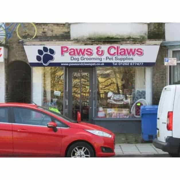 paws and claws pet supplies and dog grooming listed on bridlington net business directory