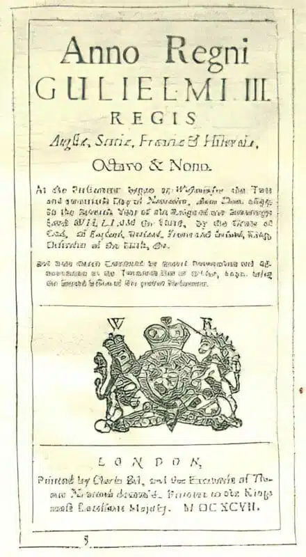 1695 An Act for the Repair of the Peers of Bridlington