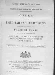 Bridlington’s Light Railway Plans