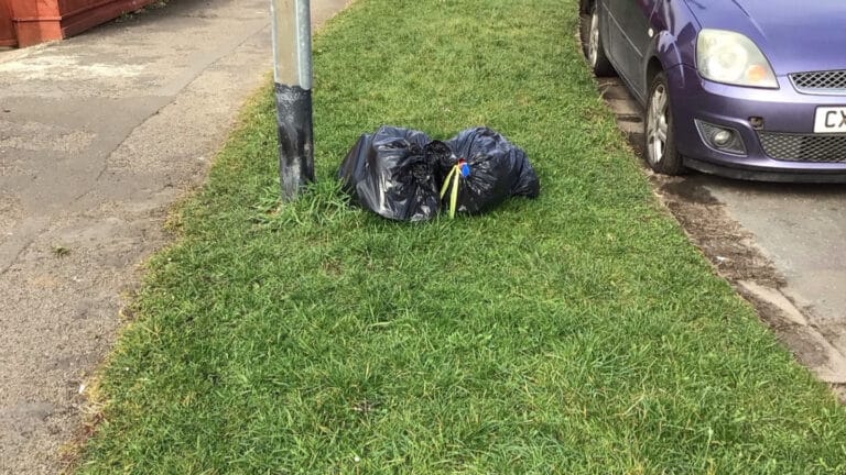 two East Riding residents have been fined for illegally dumping household waste in the Bridlington area.