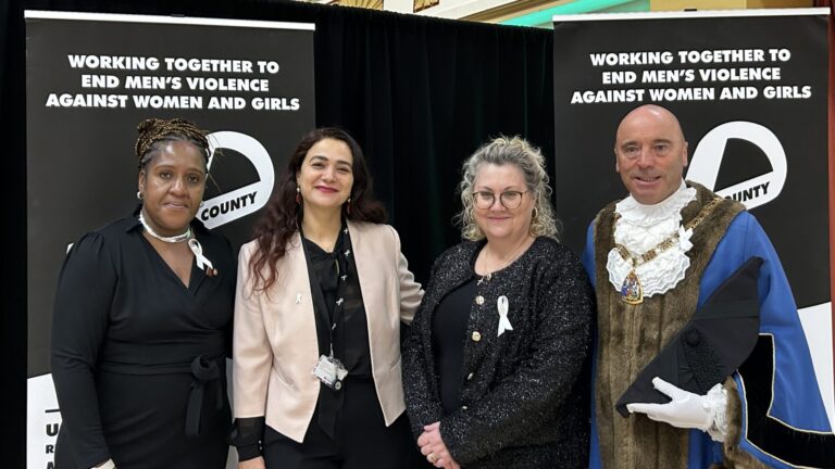 Professor Margaret Ikpoh (Deputy Lieutenant of the East Riding of Yorkshire), Councillor Zahra Saribal, Lisa Squire (mother of Libby Squire and founder of Libby’s Legacy and the It Does Matter campaign) and council chairman Councillor Liam Dealtry.