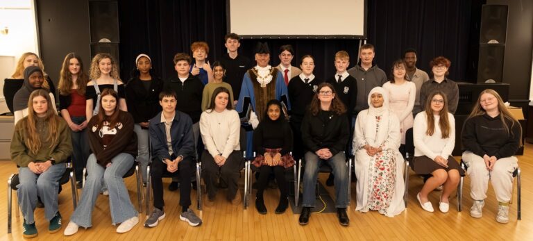 MAIN PICTURE: Youth Parliament candidates with Chairman of East Riding Councillor Liam Dealtry