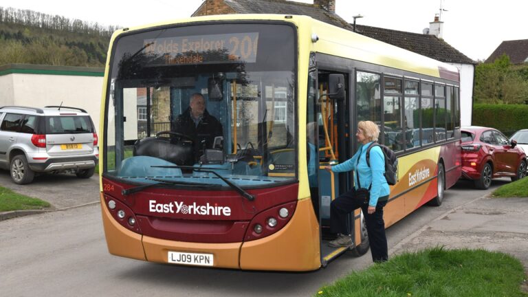 Wolds Explorer bus